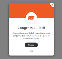 Bootstrap Modal Style 20