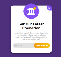 Bootstrap Modal Style 21