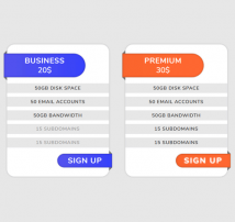 Pricing Table Style 134