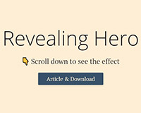Revealing Hero Effect with CSS & JavaScript