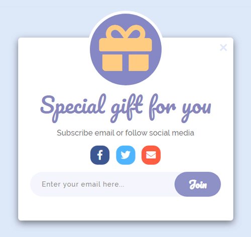 Bootstrap Modal Style 42