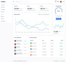 Emilus - React Admin Template
