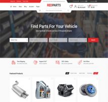 RedParts - Auto Parts React eCommerce Template