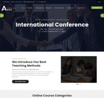 Alanta - Responsive Premium Moodle Theme, based on Bootstrap 4