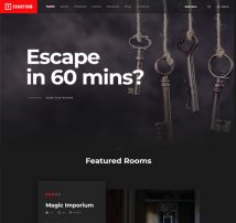 Escapium - Escape Room Game WordPress Theme