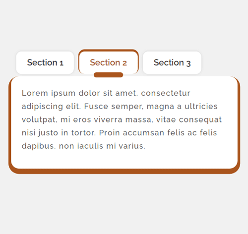 Bootstrap CSS Tab Style 100
