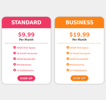Pricing Table Style 313